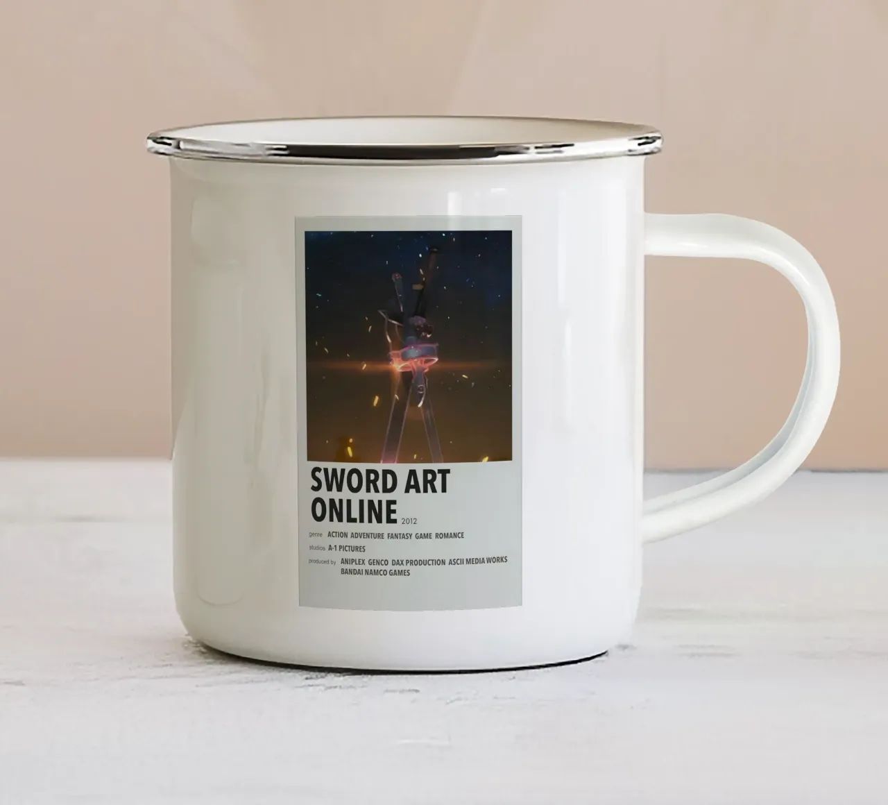 SWORD ART ONLINE  2012 tazza in smalto da Totoya