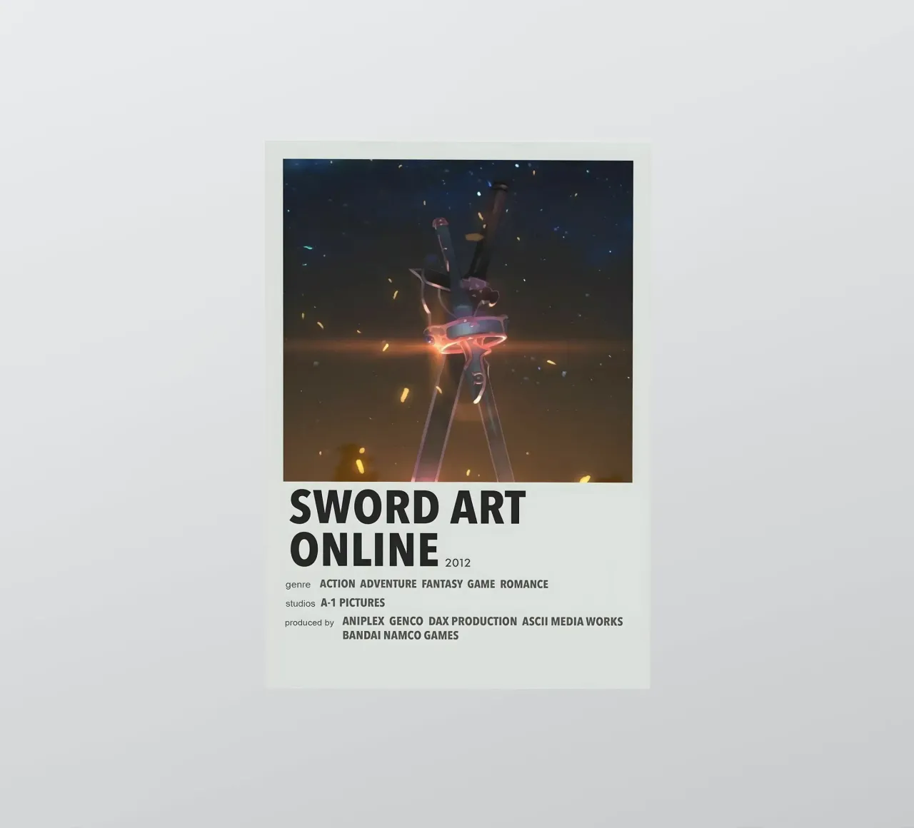 SWORD ART ONLINE  2012 adesivo da Totoya