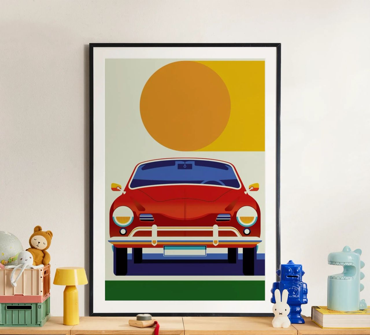 Karmann Ghia poster de Bo Lundberg