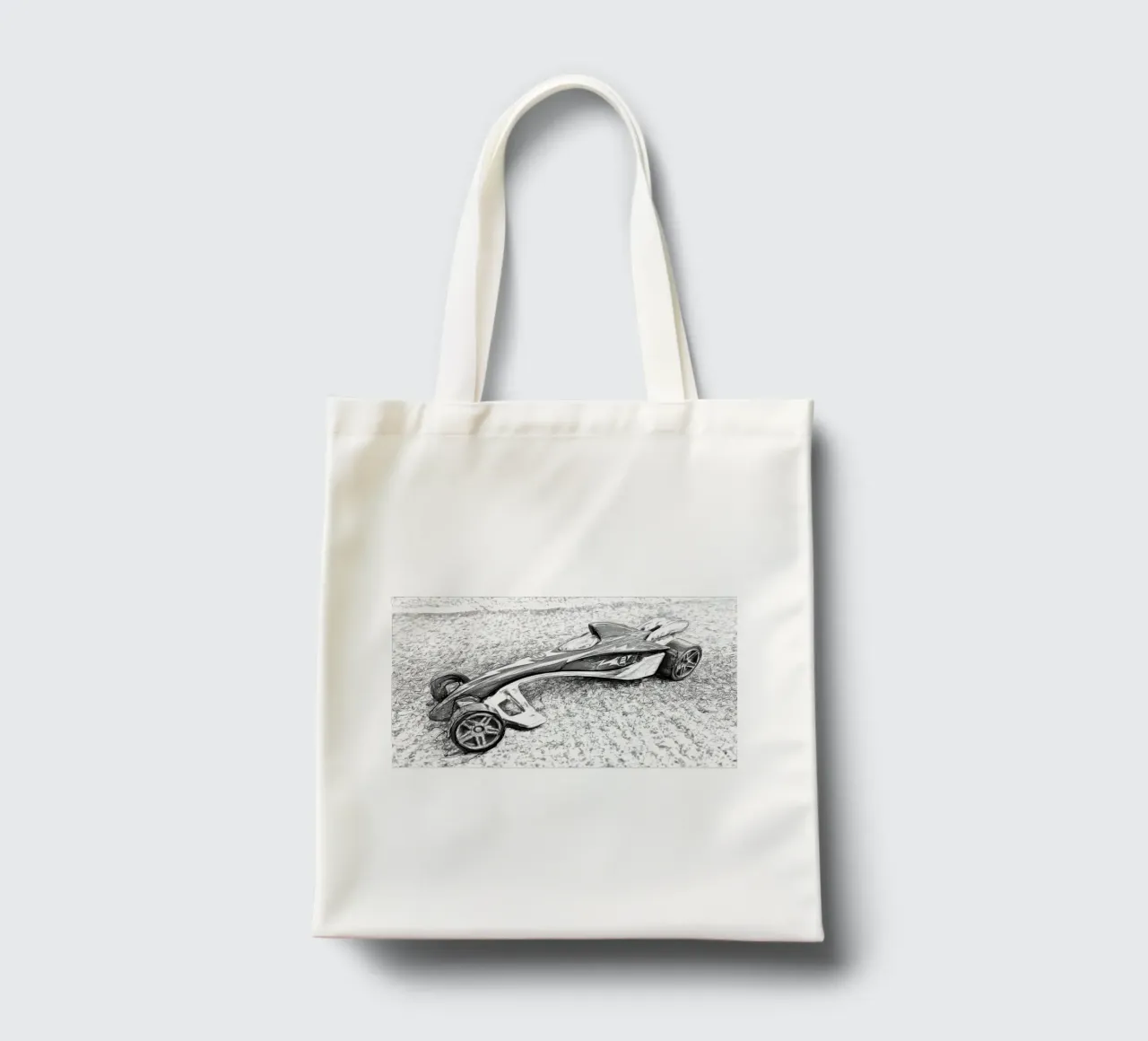 Dragster borsa in juta da Massimo Frascogna
