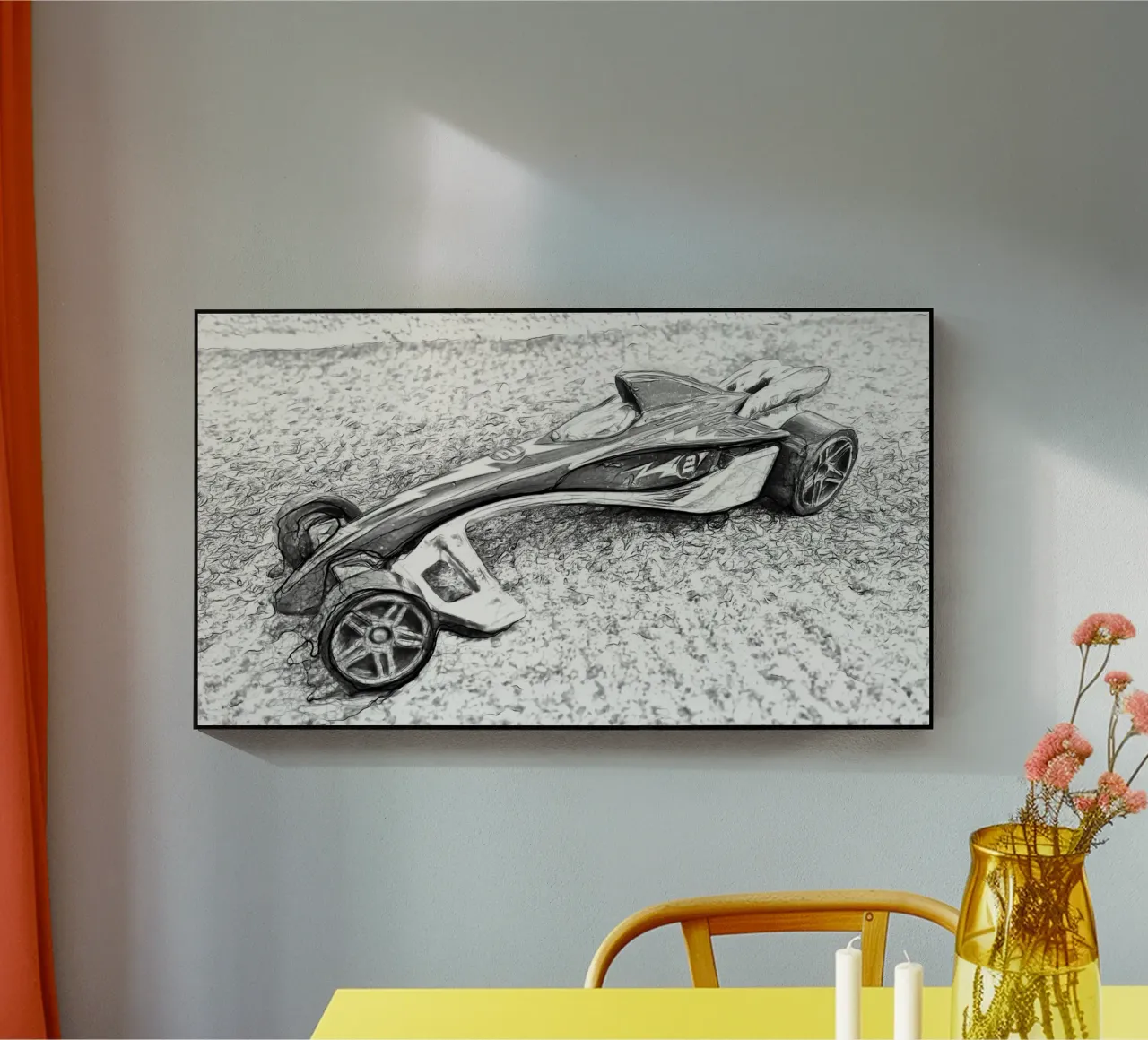 Dragster plexiglass da Massimo Frascogna