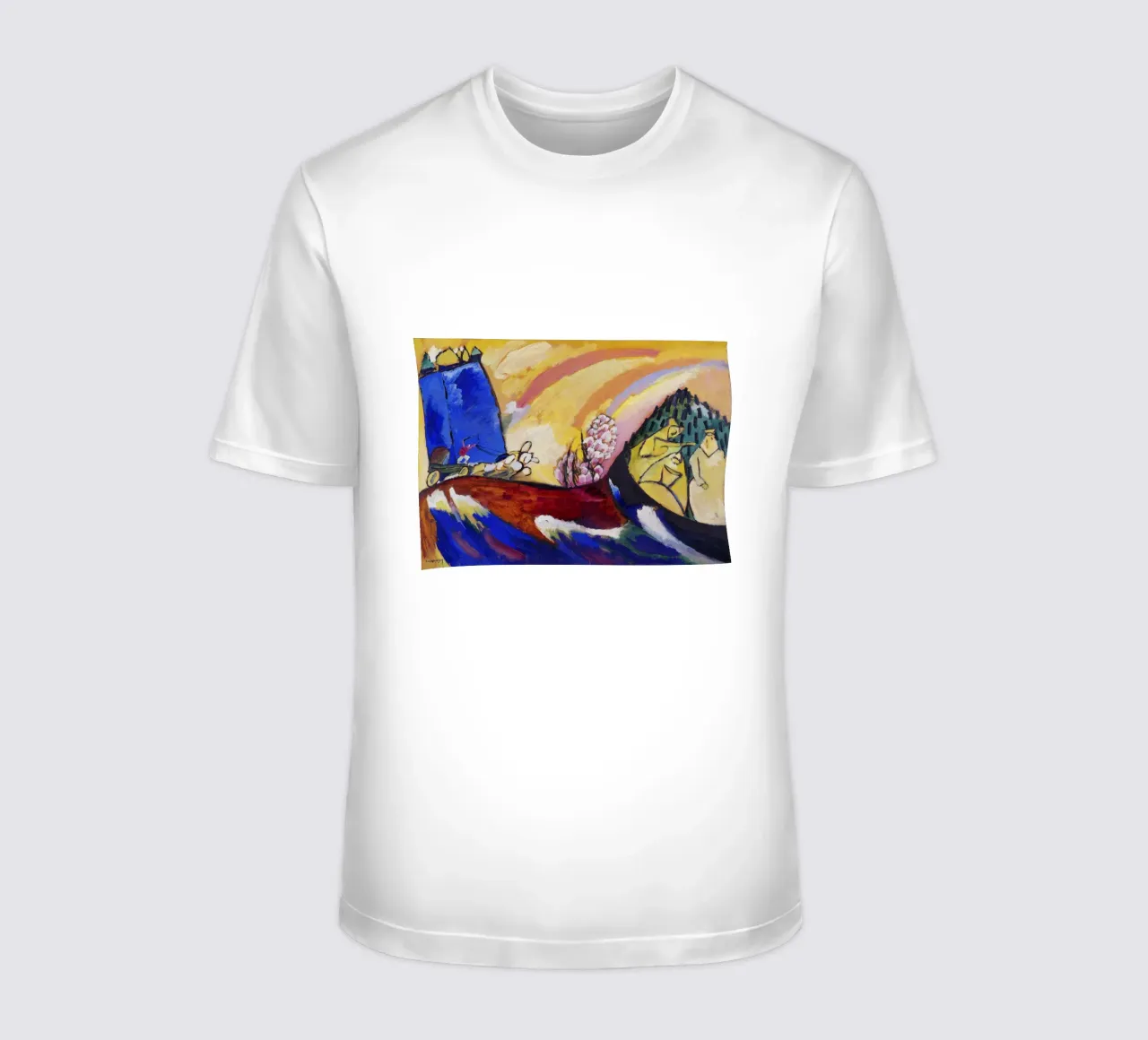 Kandinsky Painting Troika Abstract Expressionist Print t-shirt by NorwesClub