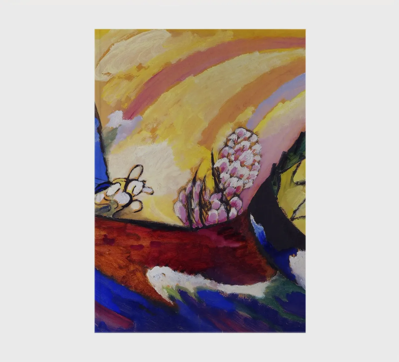 Kandinsky Painting Troika Abstract Expressionist Print carnet de notes de NorwesClub