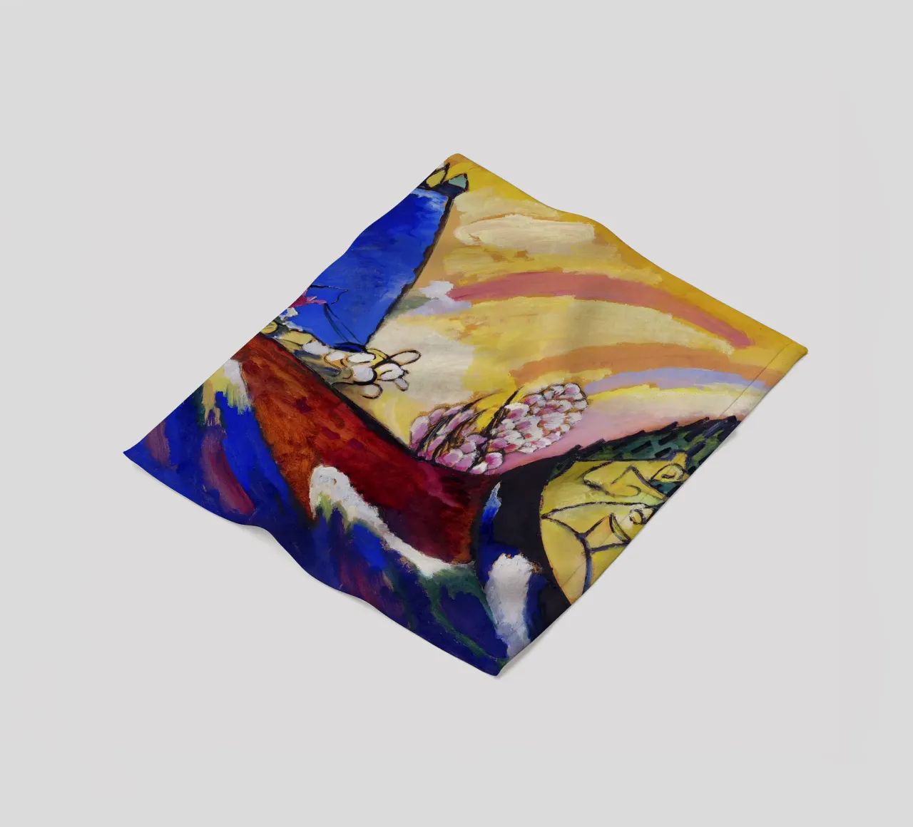 Kandinsky Gemälde Troika Abstrakter Expressionist Druck Fleecedecke von NorwesClub