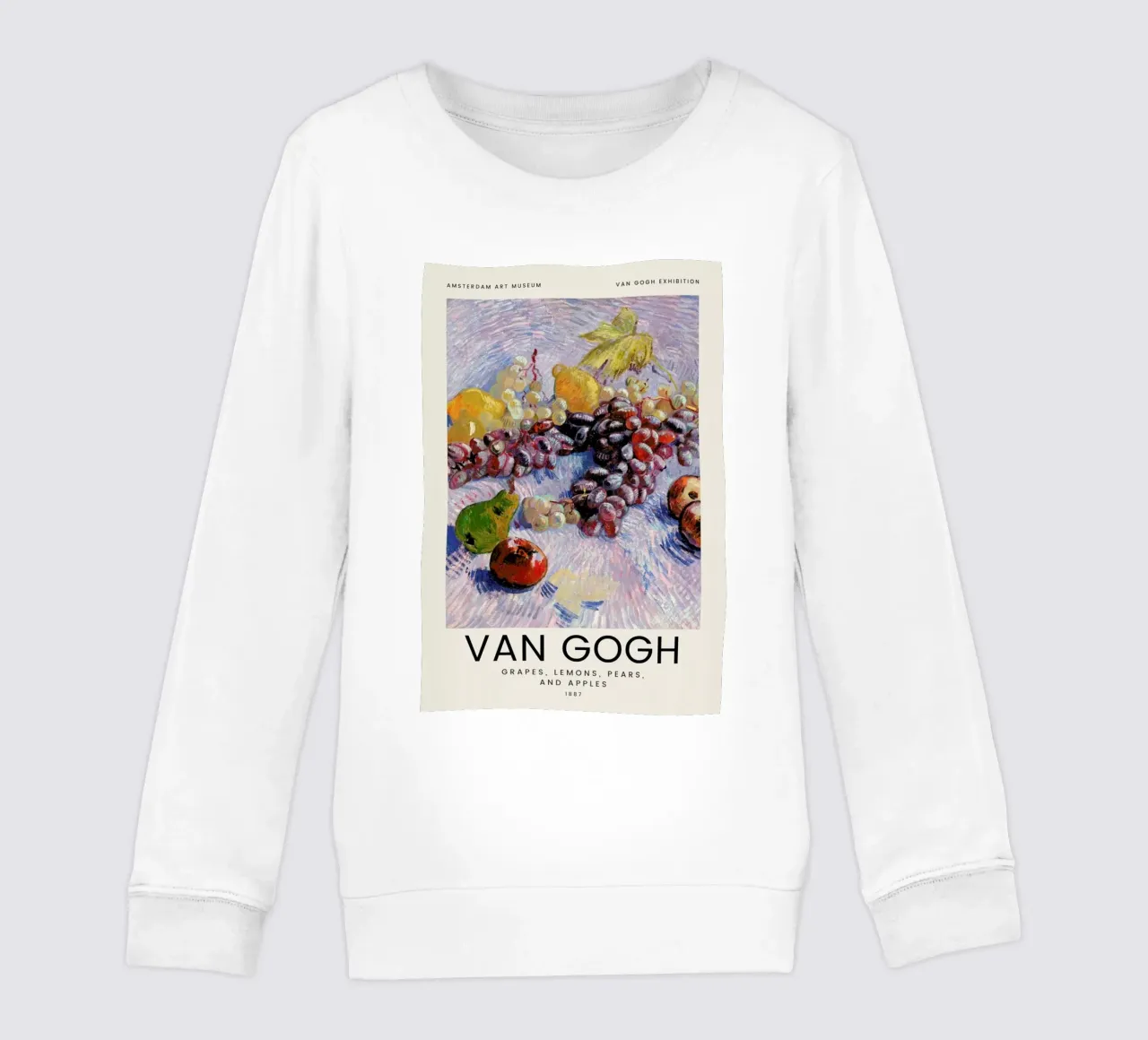 van Gogh - Grapes, Lemons, Pears, and Apples felpa bambino da Vintage by JUNIQE
