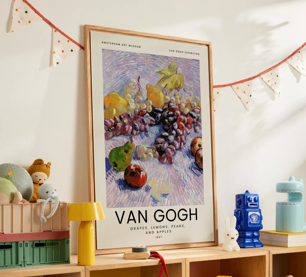 van Gogh - Grapes, Lemons, Pears, and Apples plexiglass da Vintage by JUNIQE