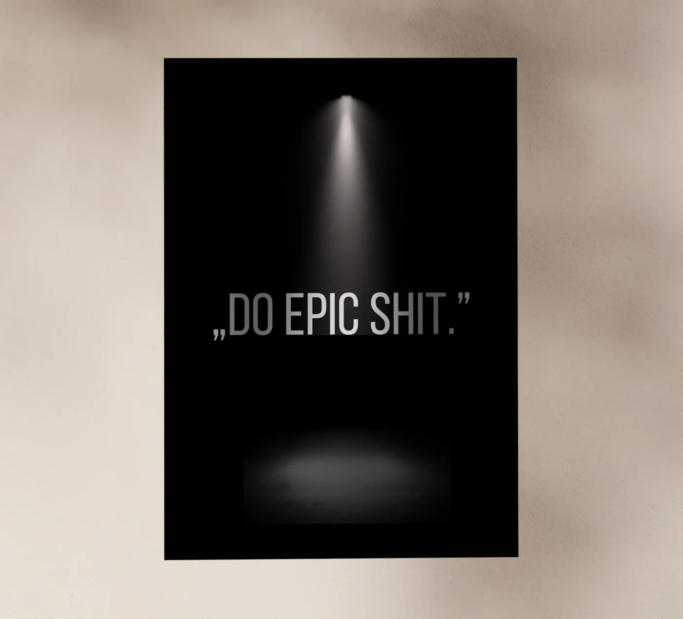 DO EPIC SHIT pellicola backlit da SMRT STUDIO
