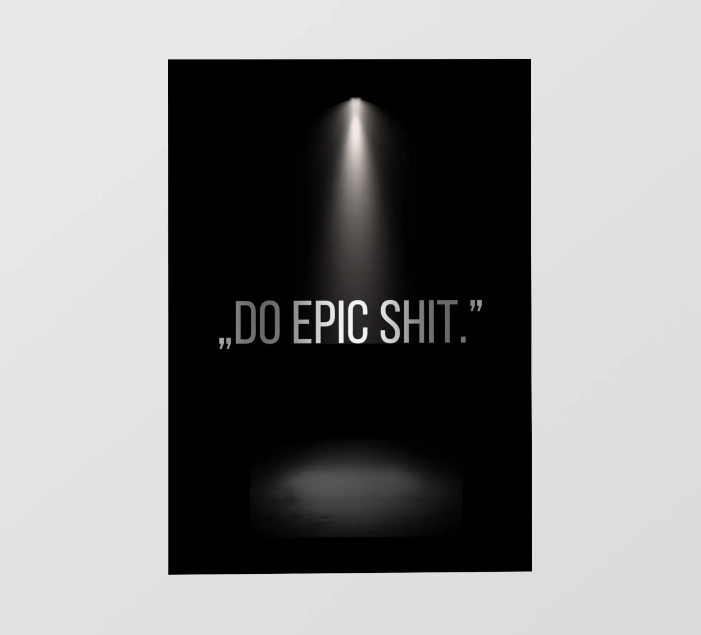 DO EPIC SHIT pellicola backlit da SMRT STUDIO