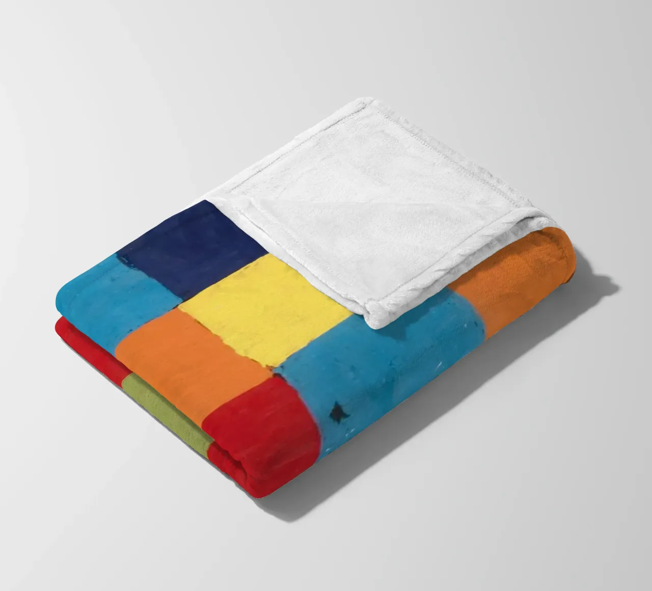 Klee Colour Chart Abstract Geometric Art Print fleece blanket by NorwesClub