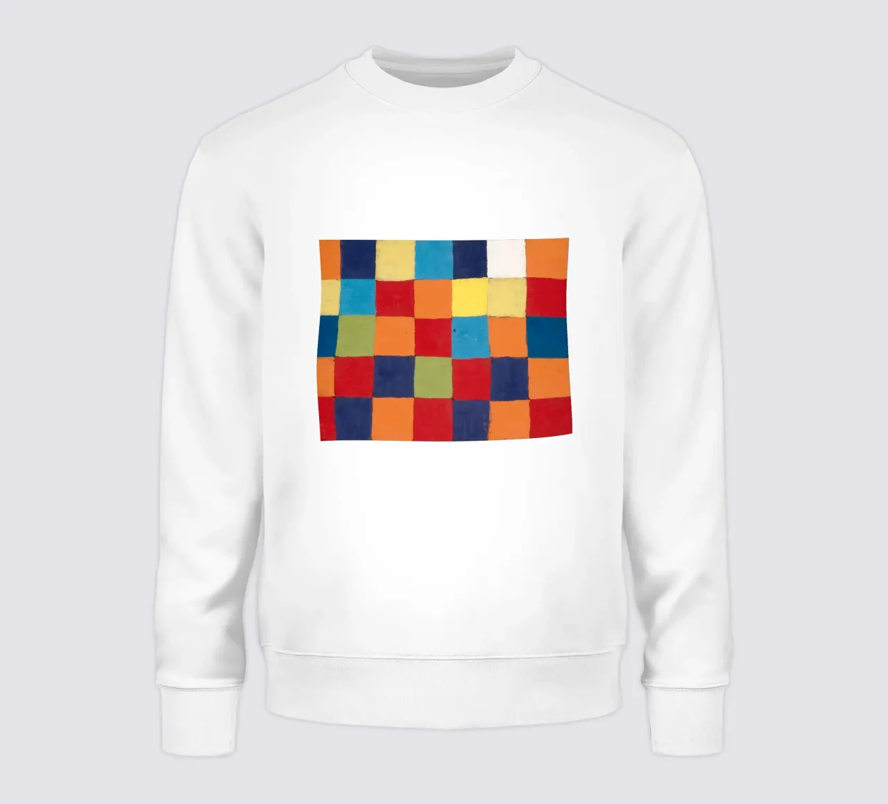 Klee Colour Chart Abstract Geometric Art Print sweatshirt by NorwesClub