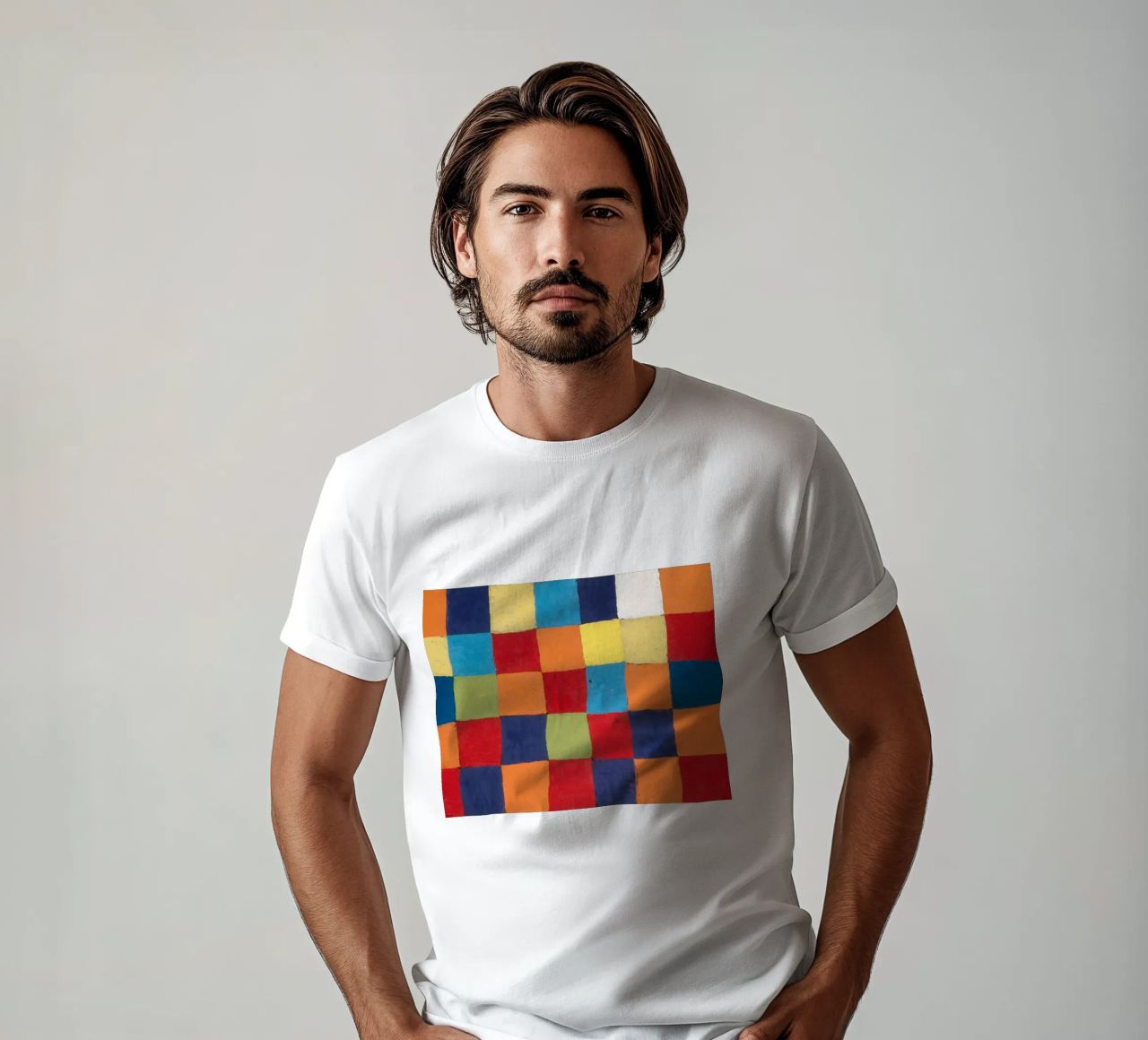 Carta dei colori di Klee Stampa astratta d'arte geometrica t-shirt da NorwesClub