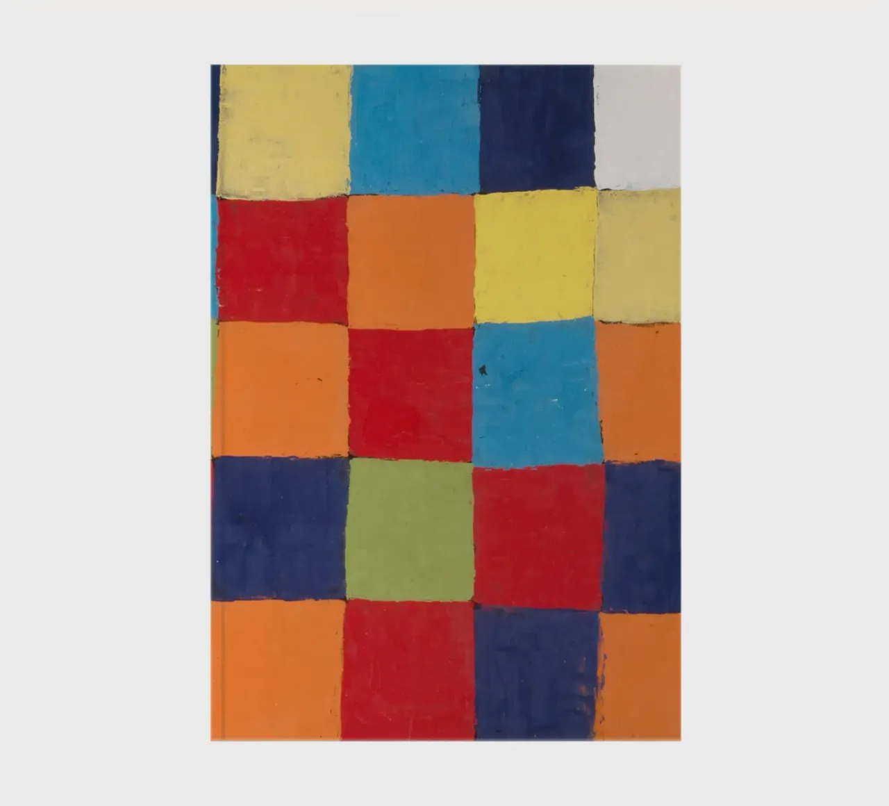 Klee Colour Chart Abstract Geometric Art Print notebook by NorwesClub