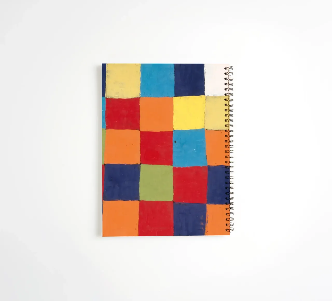 Klee Colour Chart Abstract Geometric Art Print spiral notebook by NorwesClub