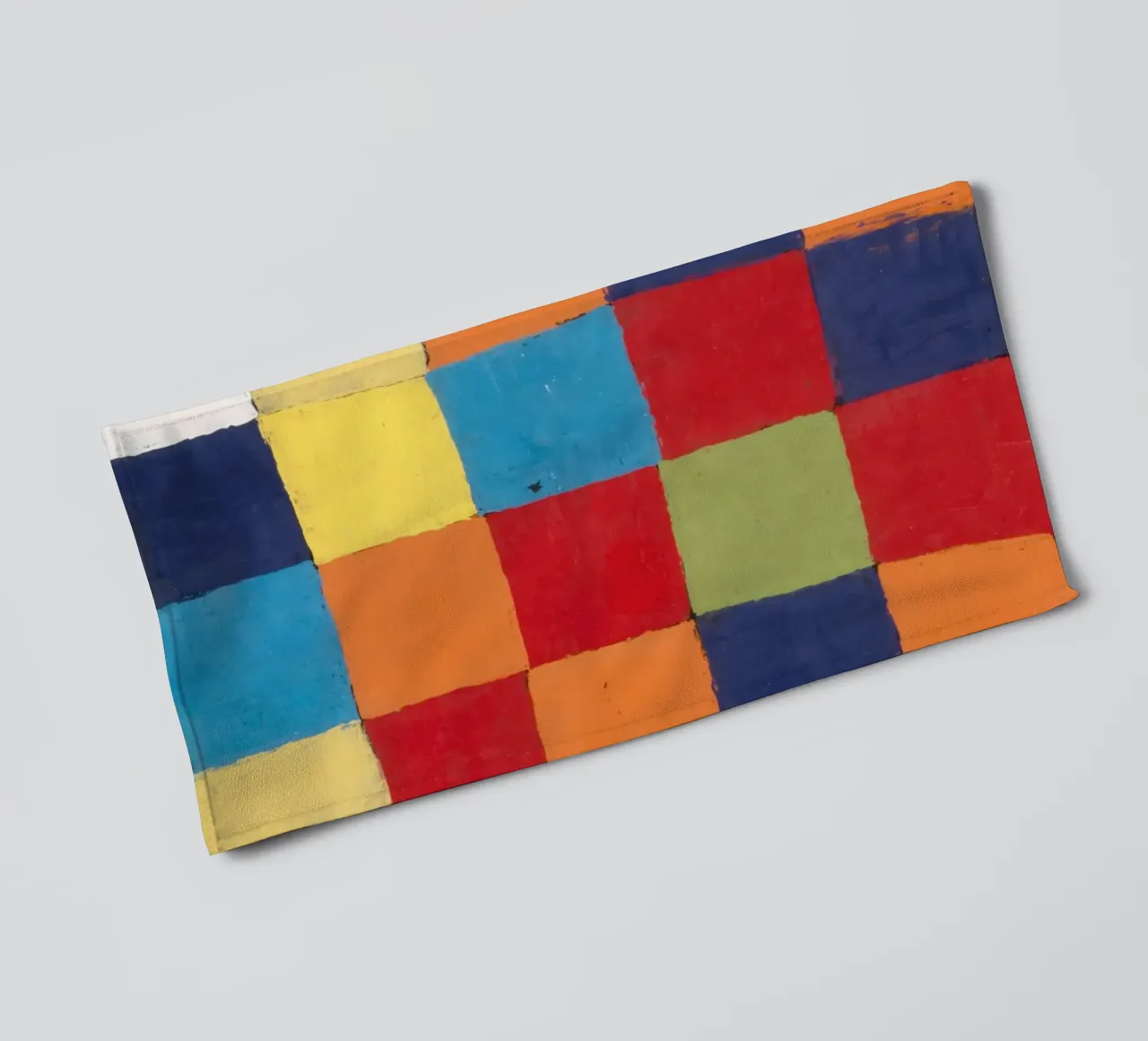 Klee Farbkarte Abstrakt Geometrisch Kunstdruck Handtuch von NorwesClub