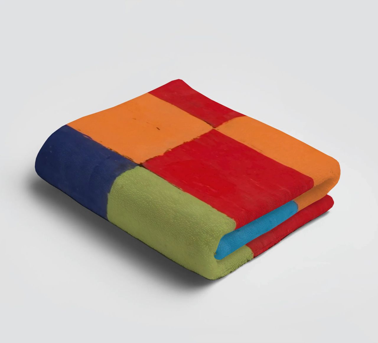 Klee Colour Chart Abstract Geometric Art Print towel by NorwesClub