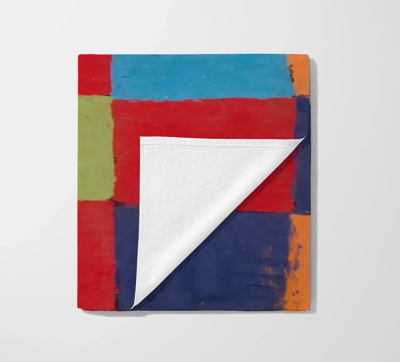 Klee Colour Chart Abstract Geometric Art Print beach towel by NorwesClub