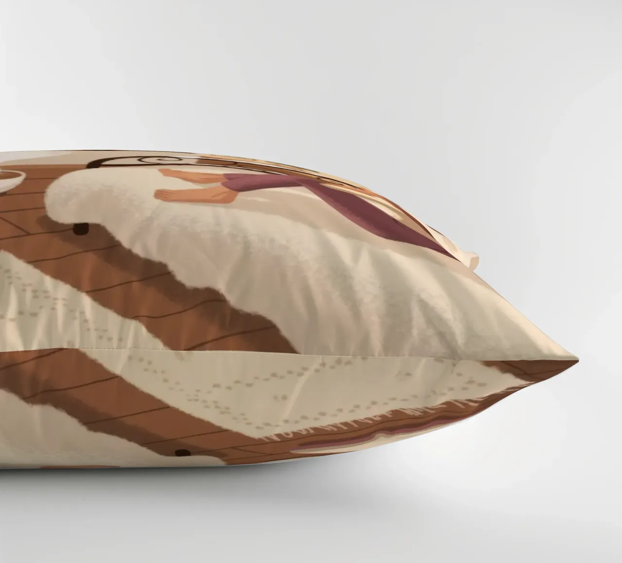 Urban Window View decorative cushion by Fine Sanctuary
