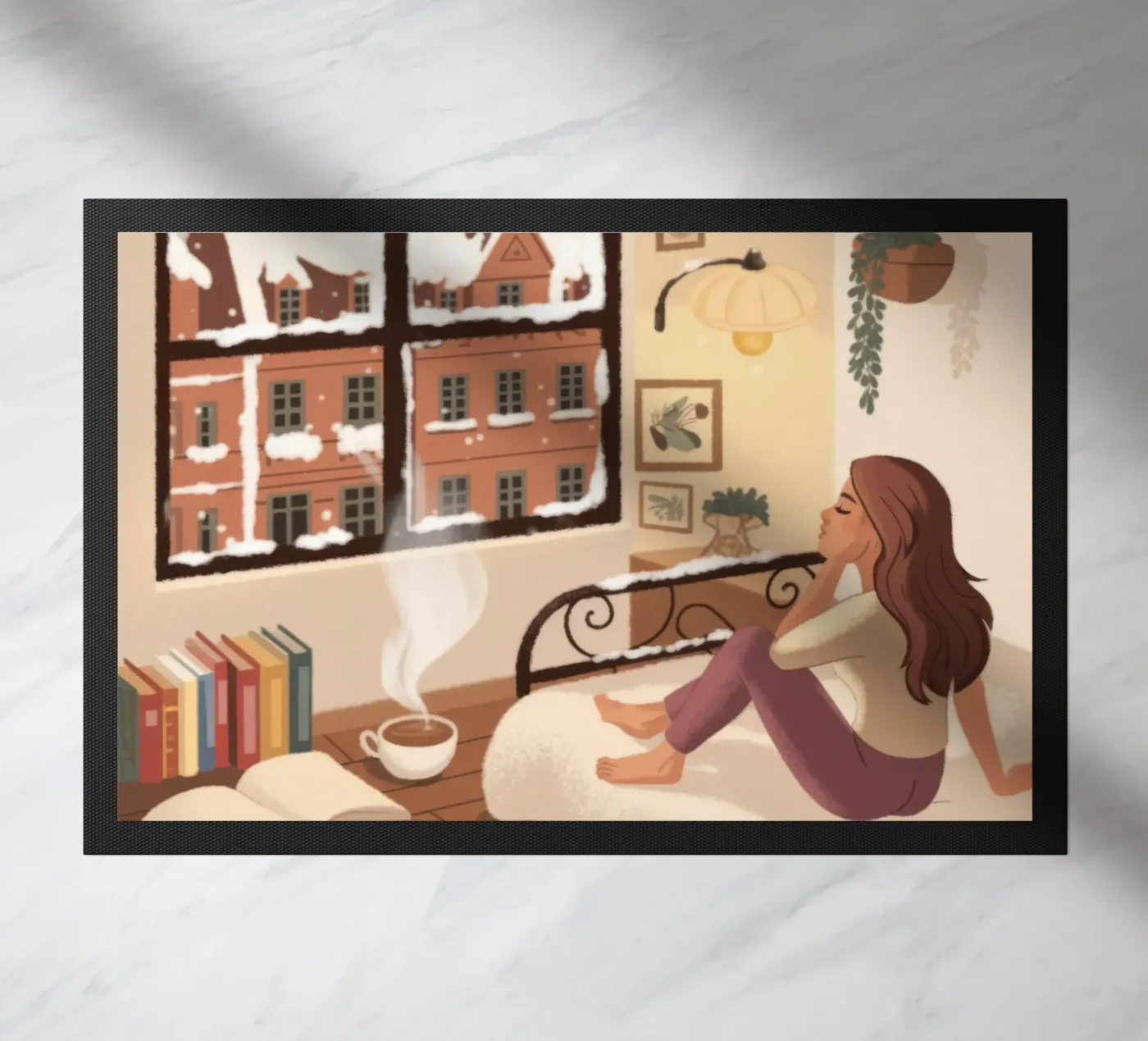 Urban Window View doormat by Fine Sanctuary