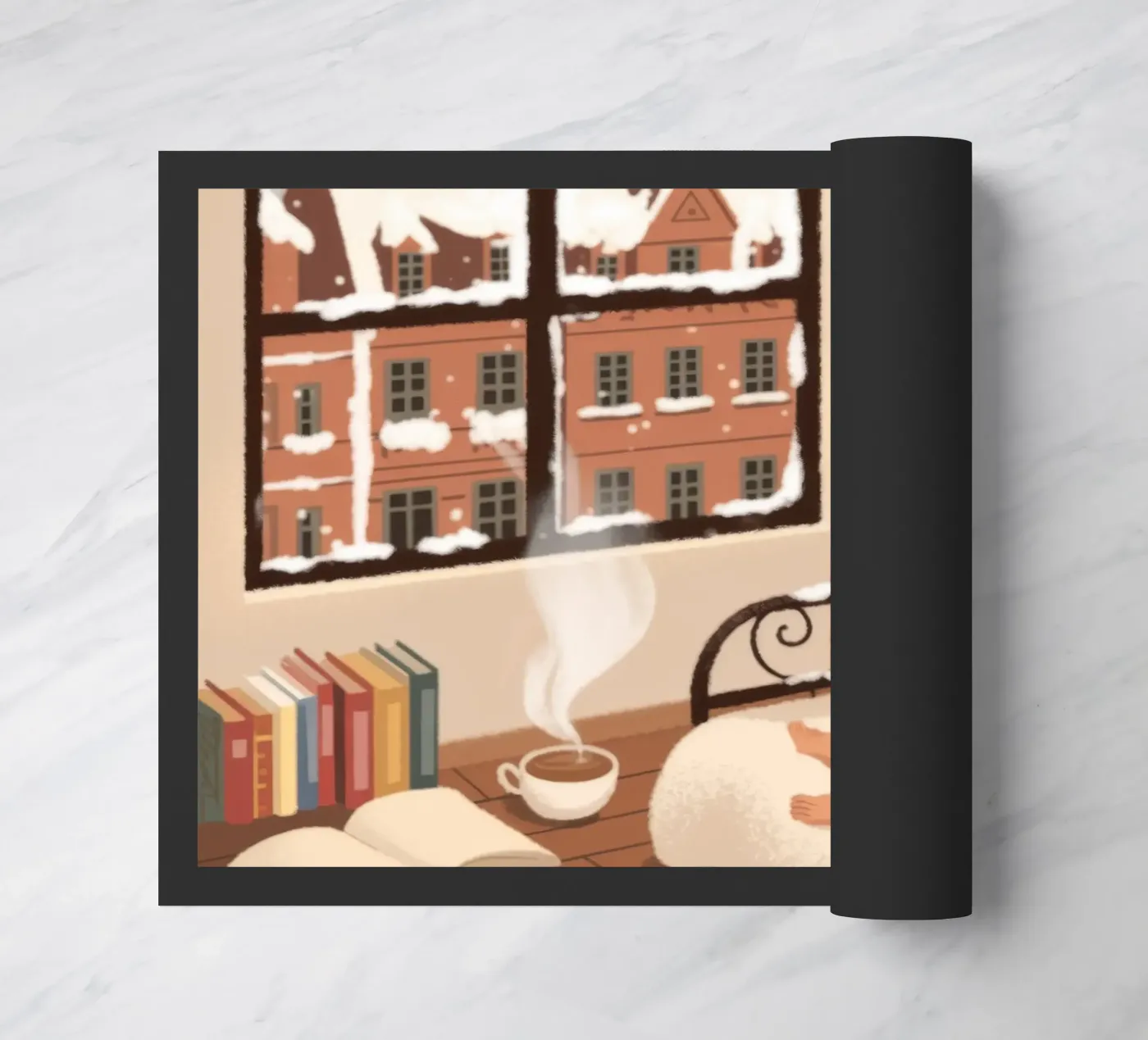 Urban Window View doormat by Fine Sanctuary