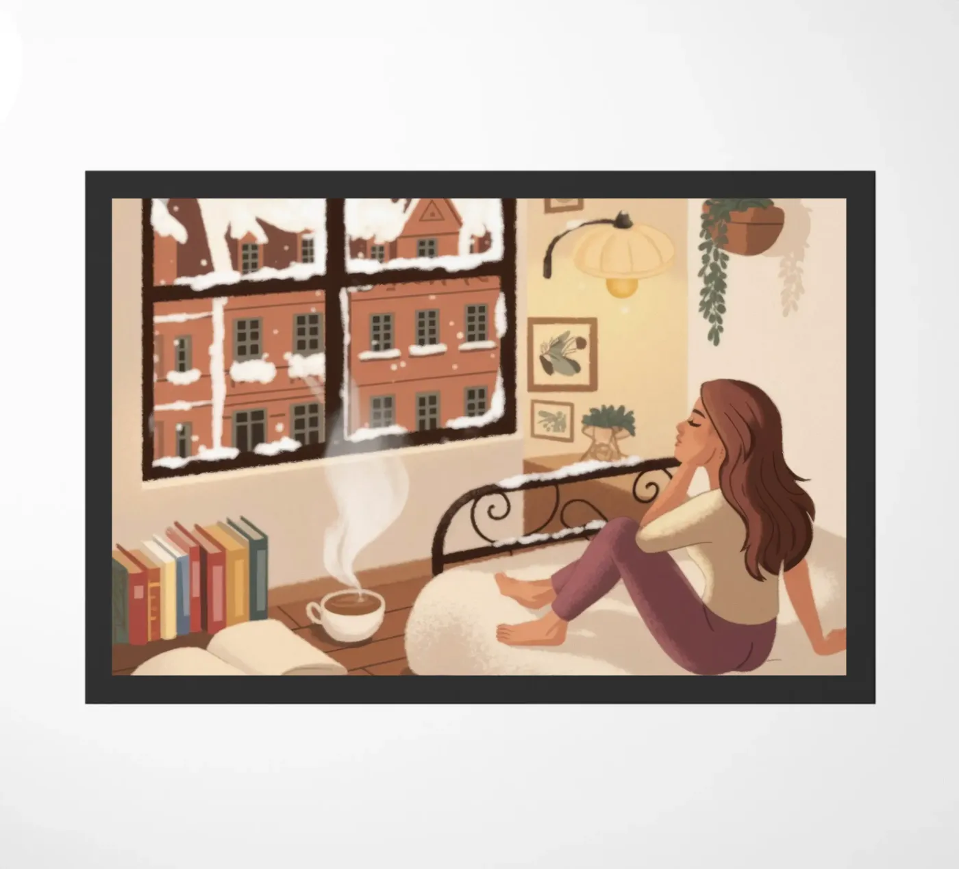 Urban Window View doormat by Fine Sanctuary