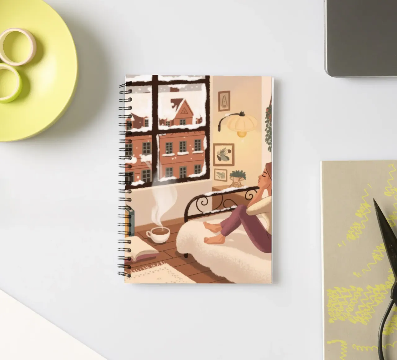 Urban Window View spiral notebook by Fine Sanctuary