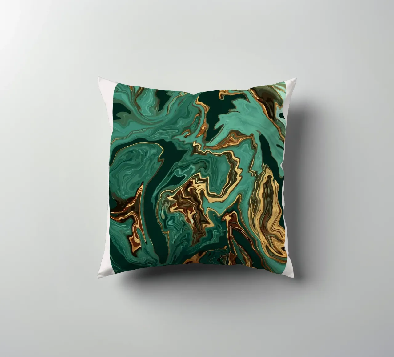 Retro Psychedelia Series Fluid Swirl Abstract Print decorative cushion by NorwesClub