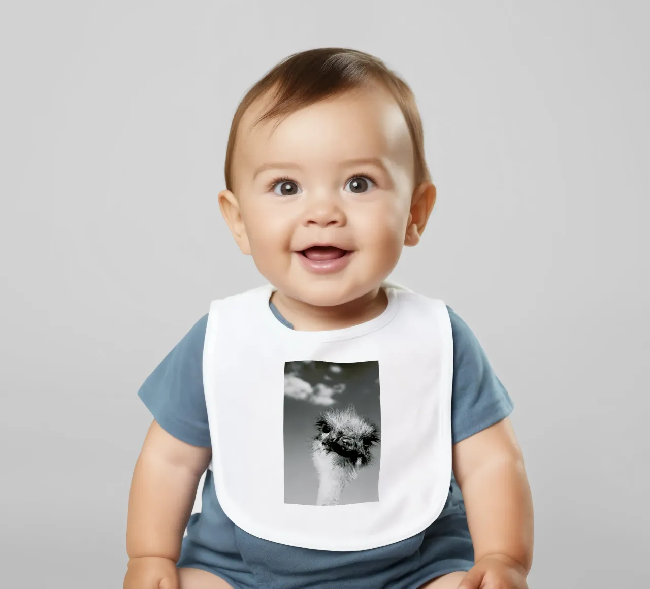 Head in the Clouds baby bib by Natural Kingdom