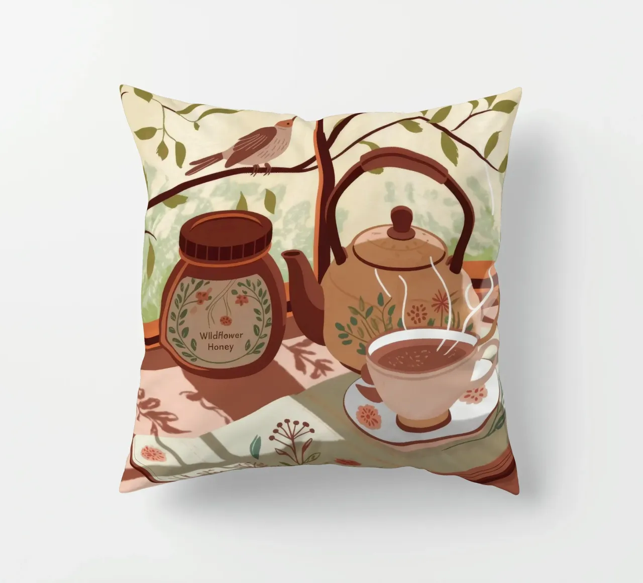 Tea Time Serenity cuscino da Fine Sanctuary