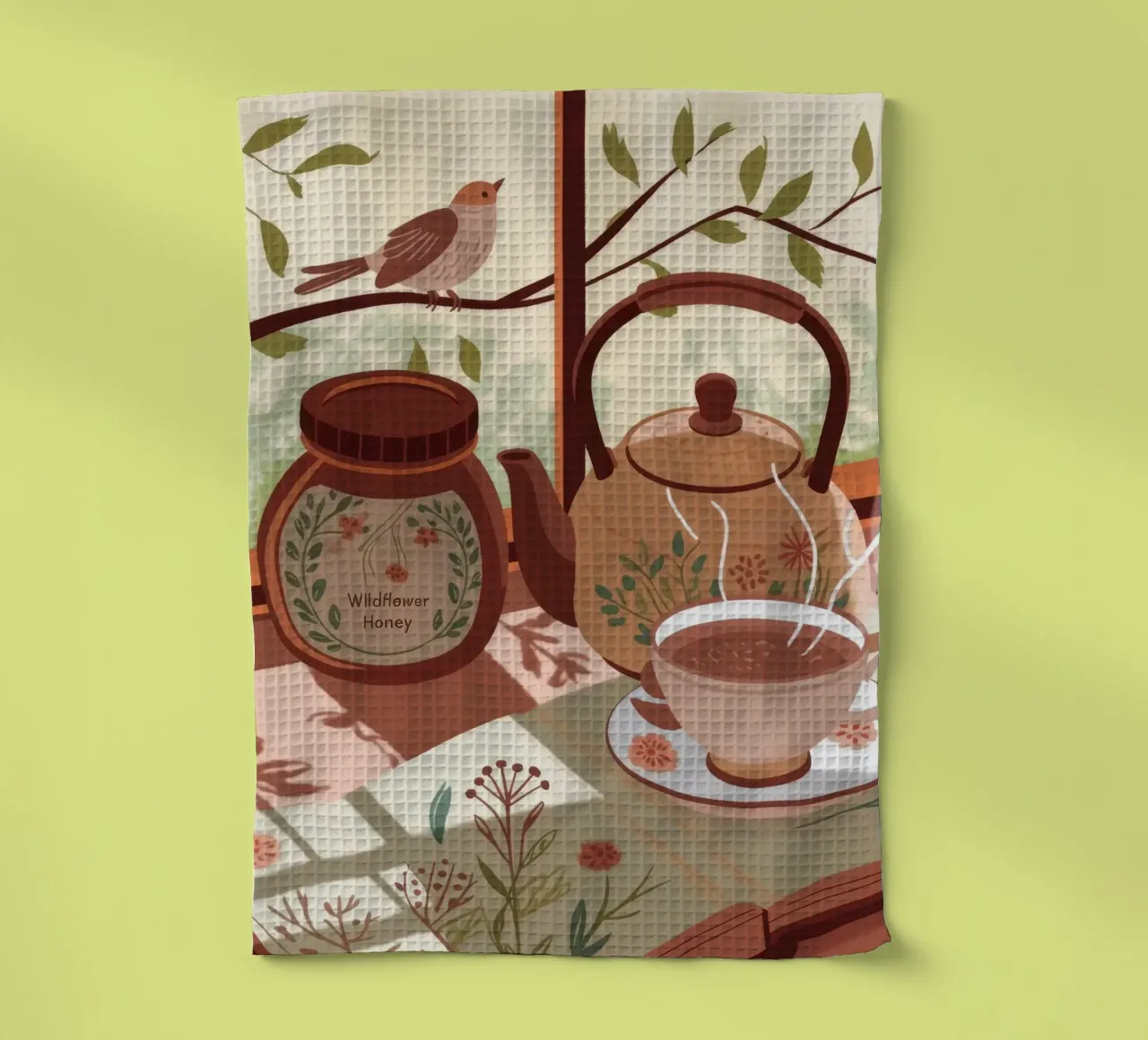 Tea Time Serenity canovaccio da cucina da Fine Sanctuary