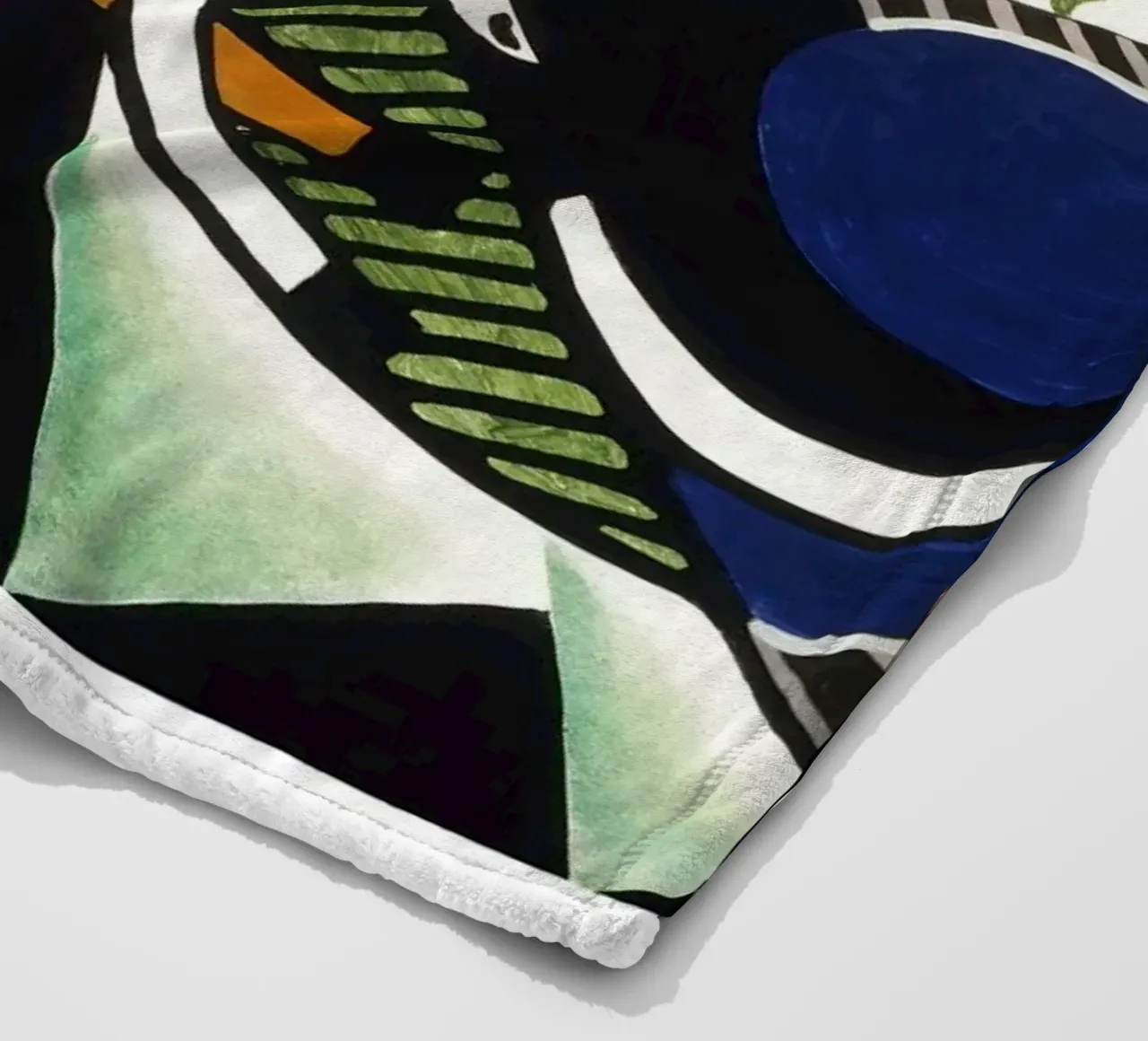 Stuart Davis Thundershower Stampa modernista americana coperta in pile da NorwesClub