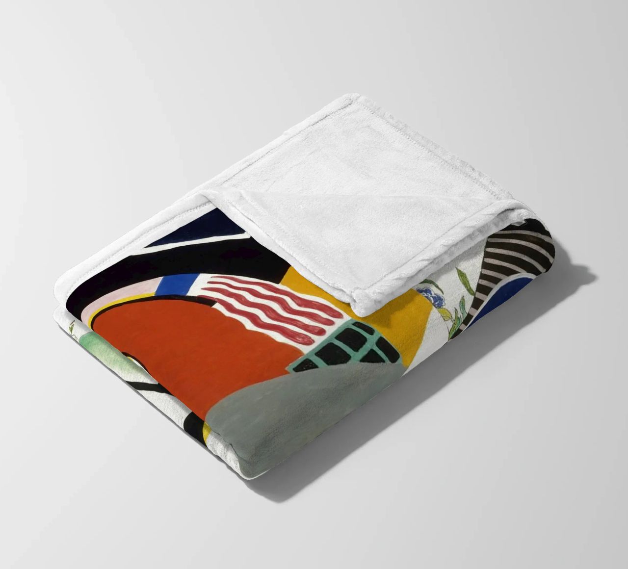 Stuart Davis Thundershower American Modernist Print fleece blanket by NorwesClub
