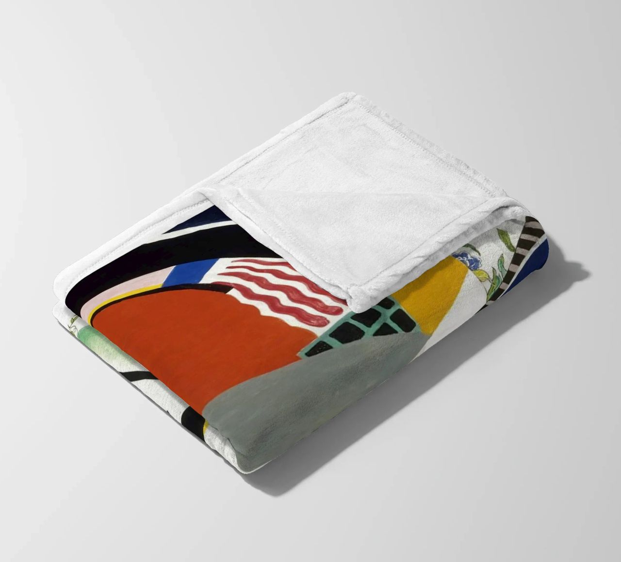 Stuart Davis Thundershower American Modernist Print fleece blanket by NorwesClub