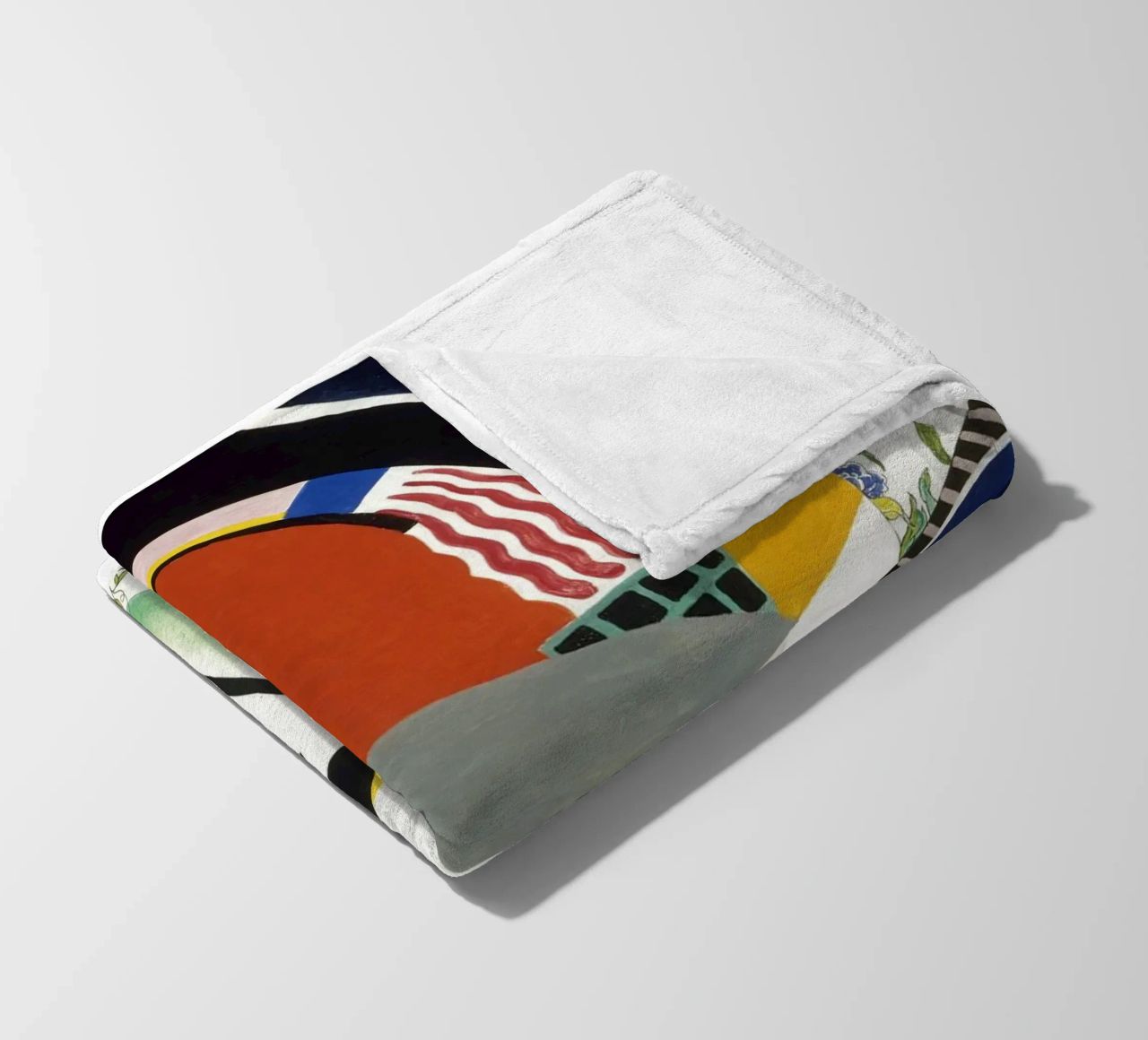 Stuart Davis Thundershower American Modernist Print fleece blanket by NorwesClub