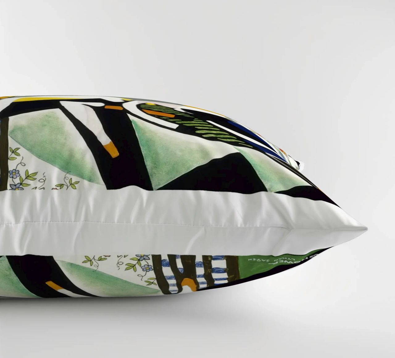 Stuart Davis Thundershower American Modernist Print decorative cushion by NorwesClub