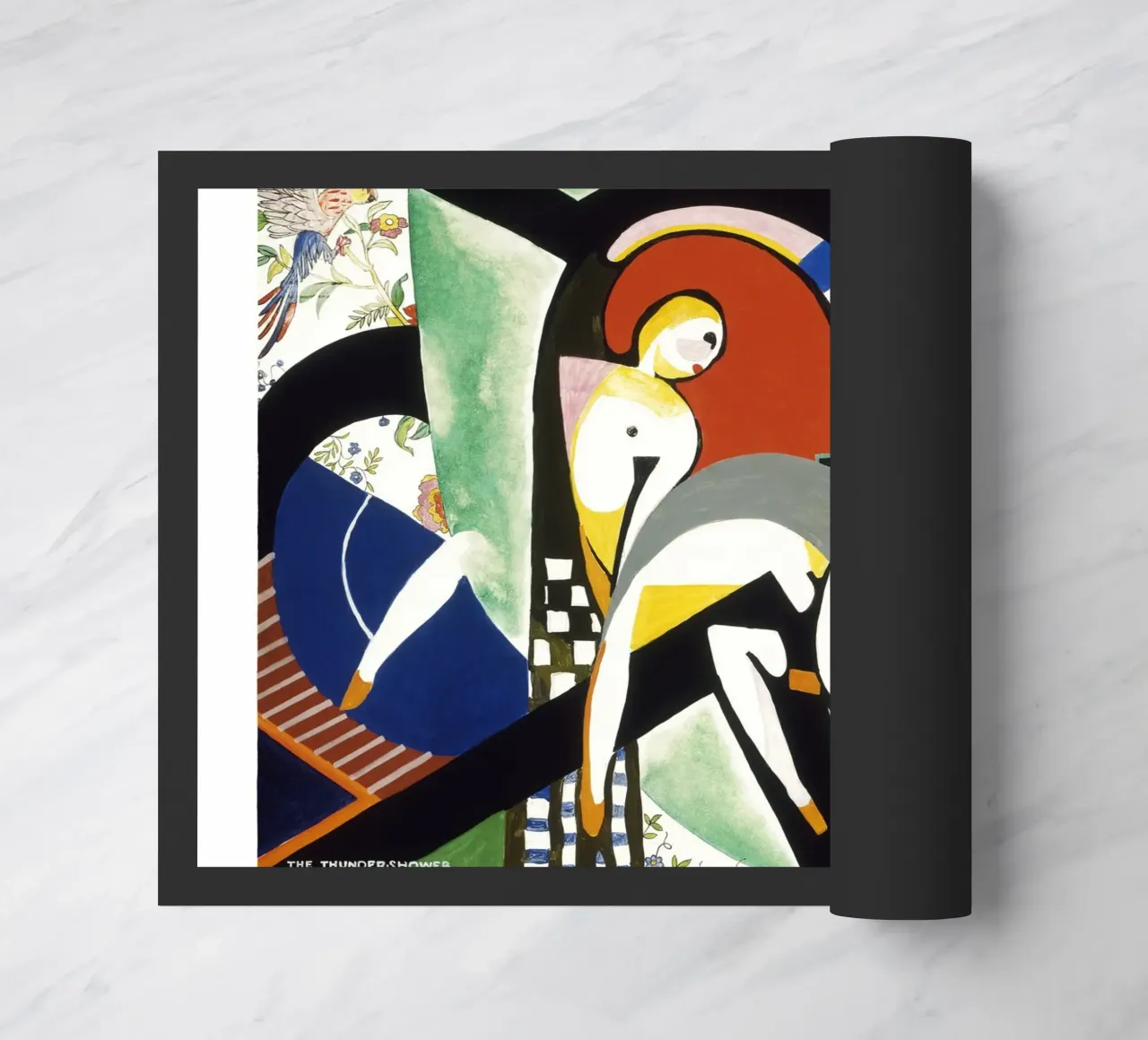 Stuart Davis Thundershower Stampa modernista americana zerbino da NorwesClub