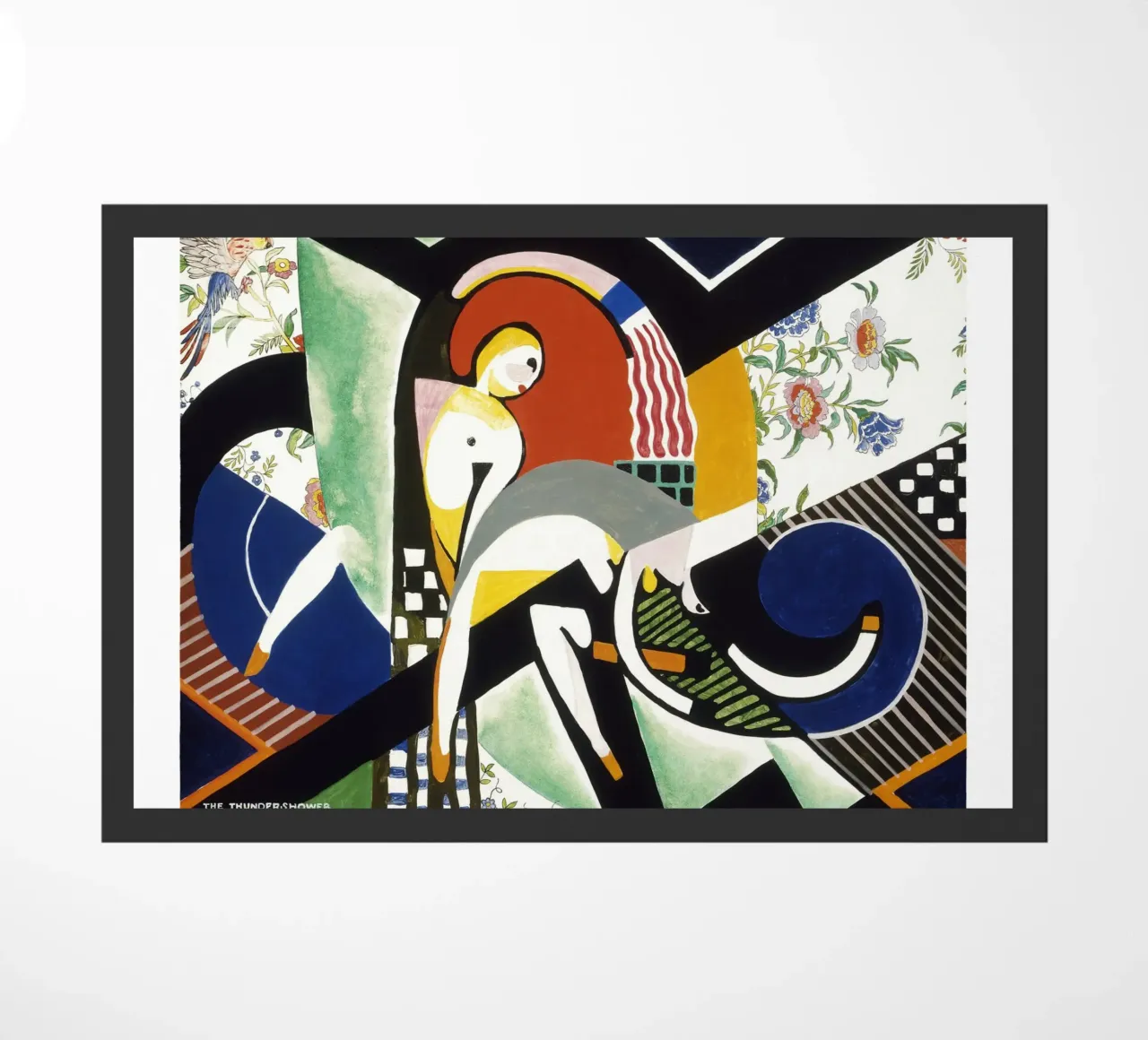 Stuart Davis Thundershower Stampa modernista americana zerbino da NorwesClub