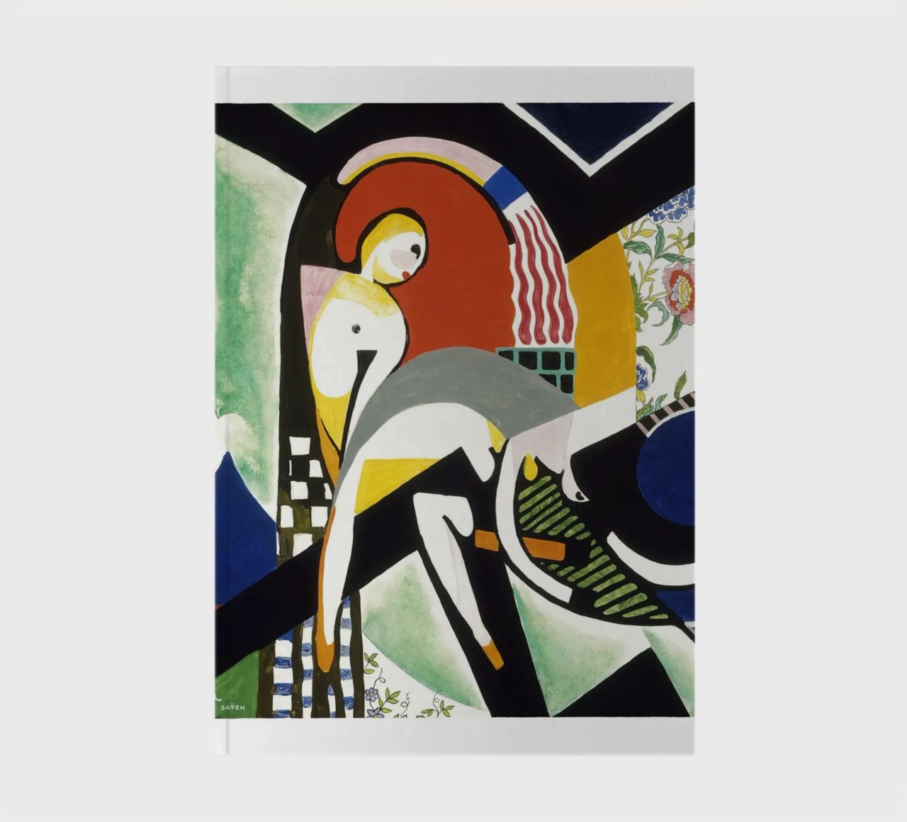 Stuart Davis Thundershower American Modernist Print notebook by NorwesClub