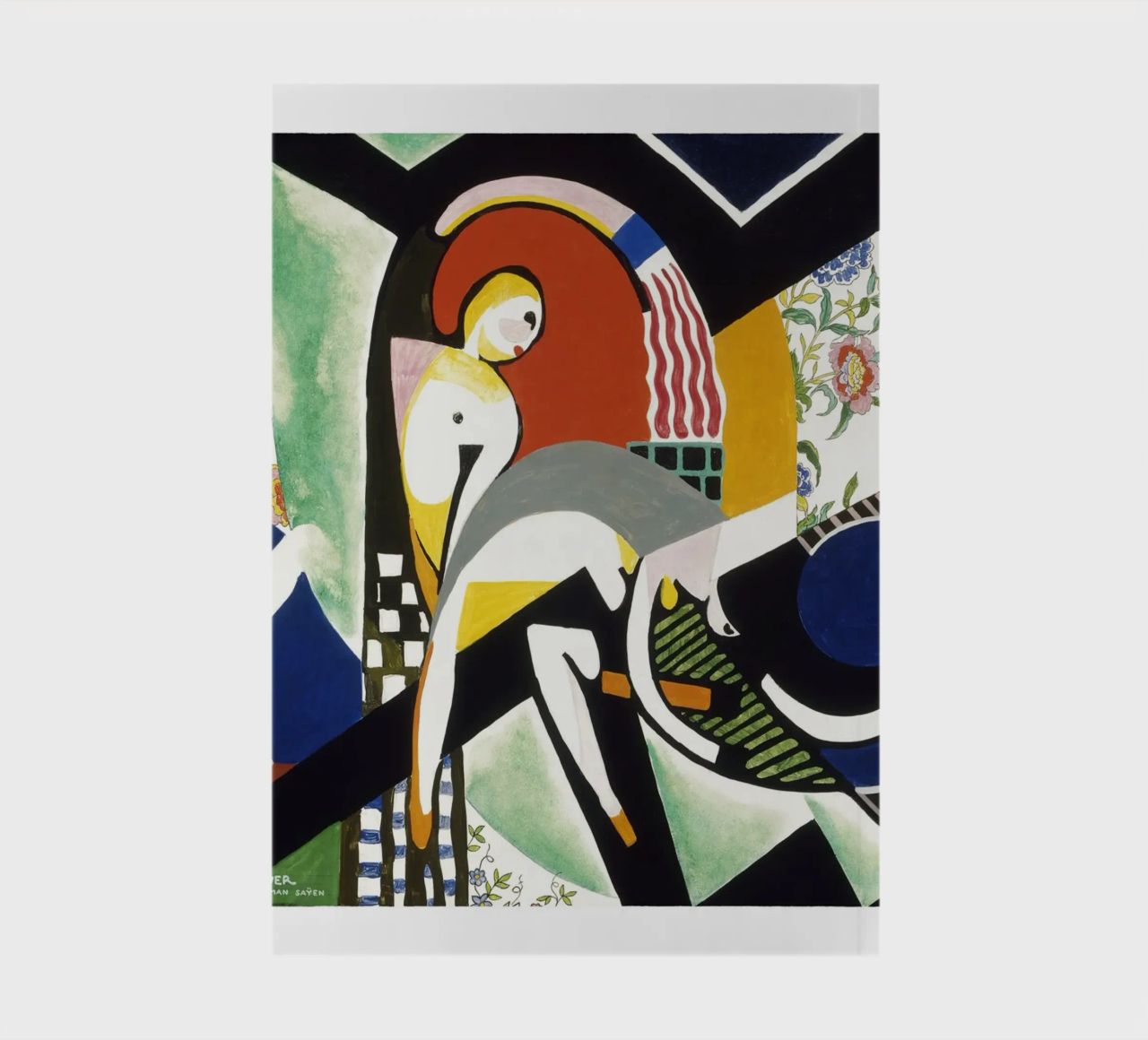 Stuart Davis Thundershower American Modernist Print notebook by NorwesClub