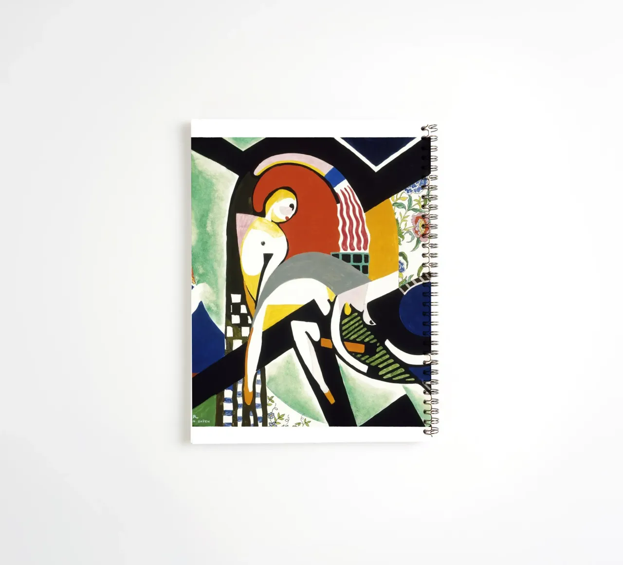 Stuart Davis Thundershower Stampa modernista americana diario ad anelli da NorwesClub