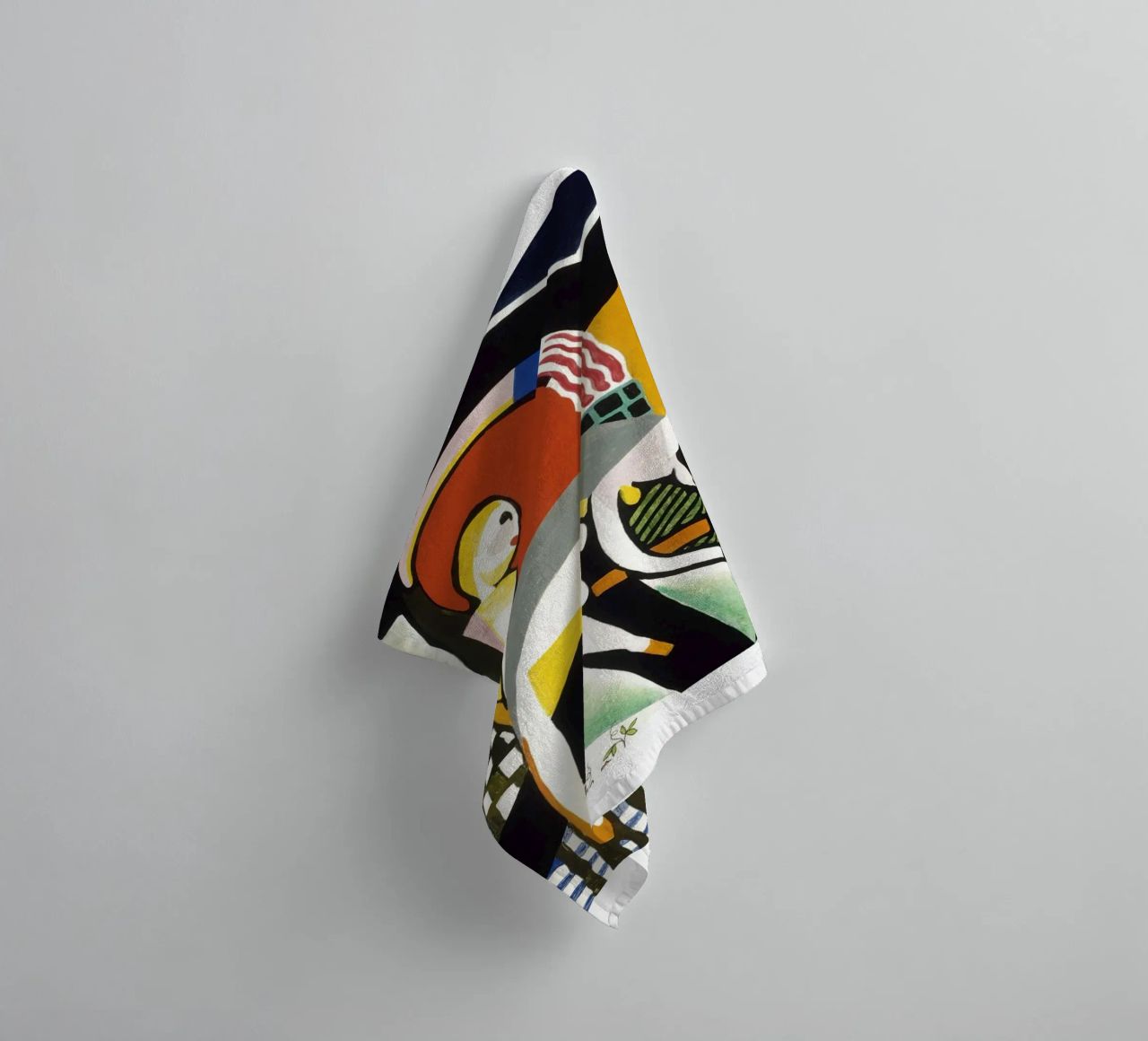Stuart Davis Thundershower American Modernist Print towel by NorwesClub