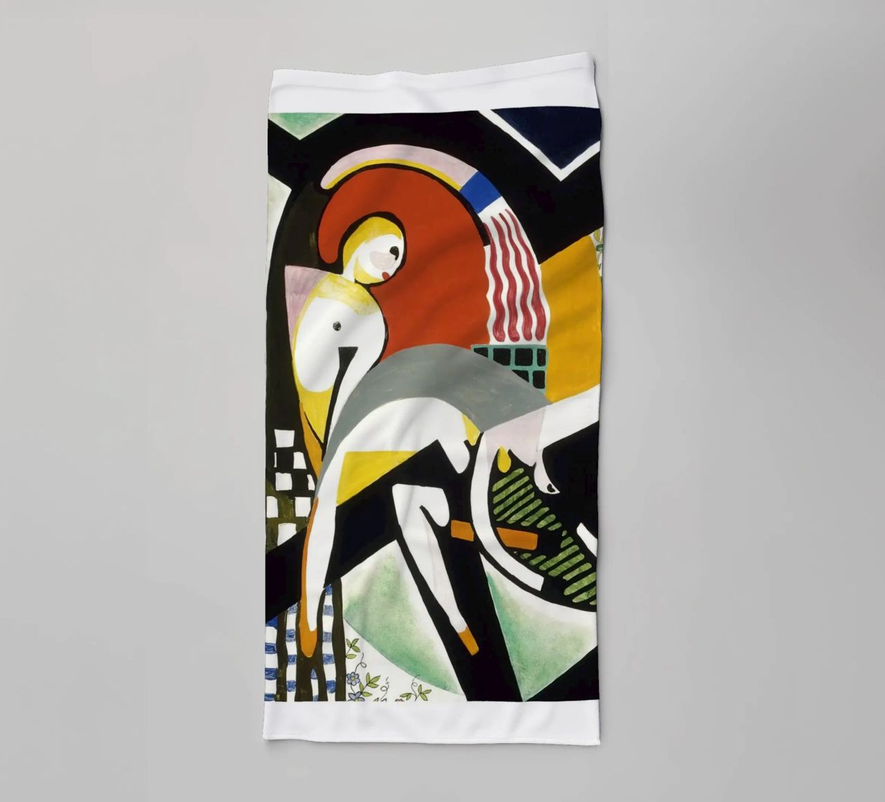 Stuart Davis Thundershower American Modernist Print towel by NorwesClub