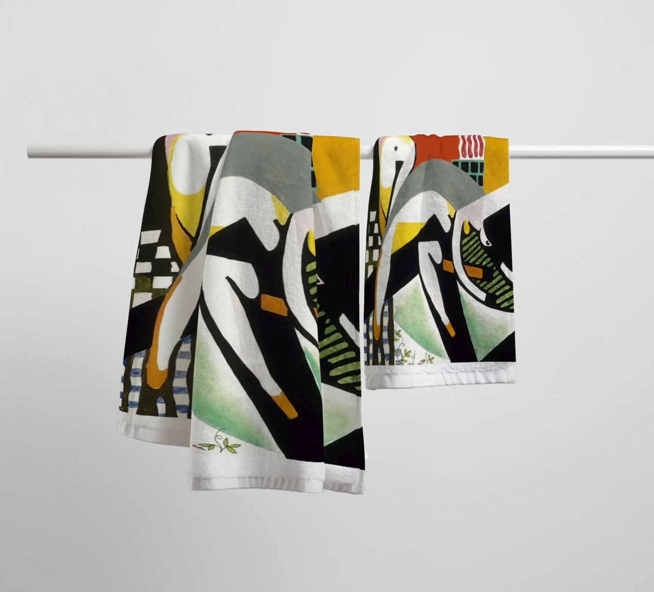 Stuart Davis Thundershower American Modernist Print towel by NorwesClub