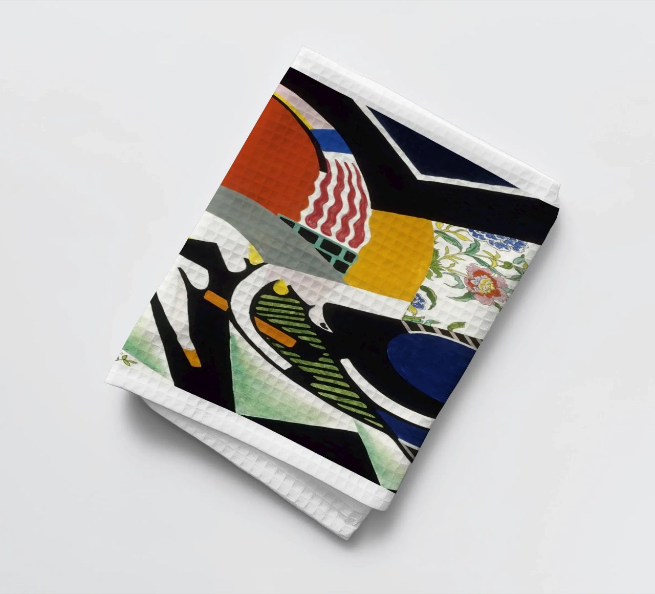 Stuart Davis Thundershower American Modernist Print tea towel by NorwesClub