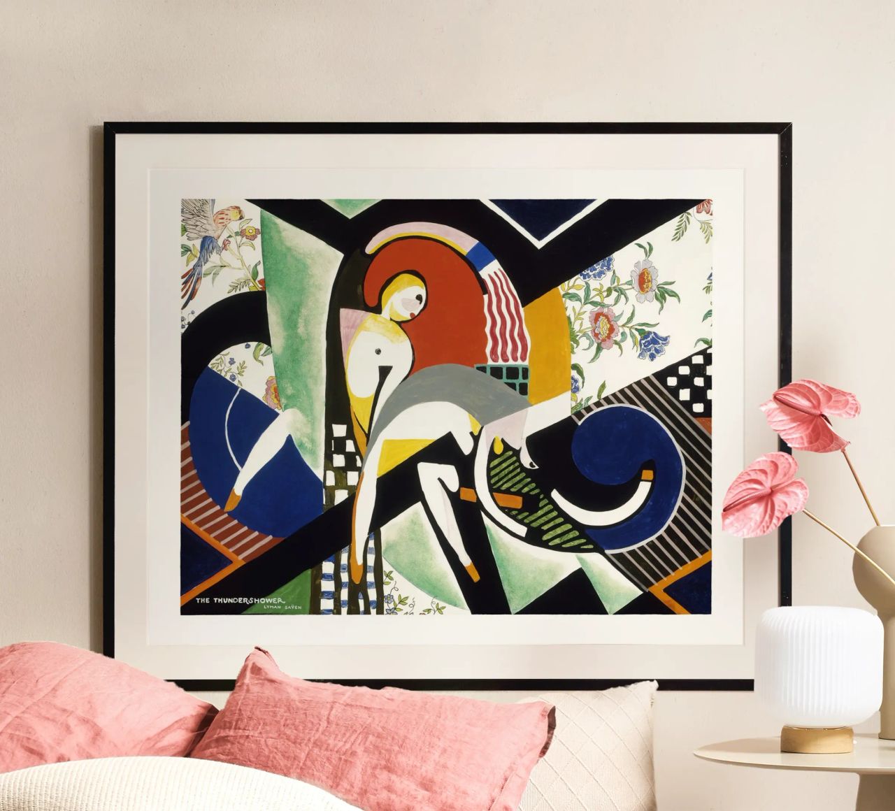 Stuart Davis Thundershower American Modernist Print poster by NorwesClub