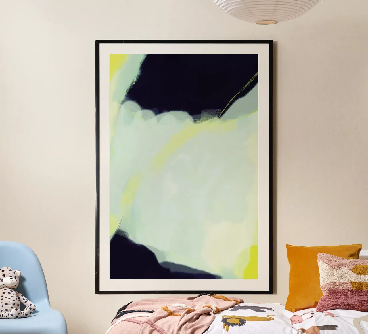 Fresh Air poster con telaio in plastica da XOXO Arte