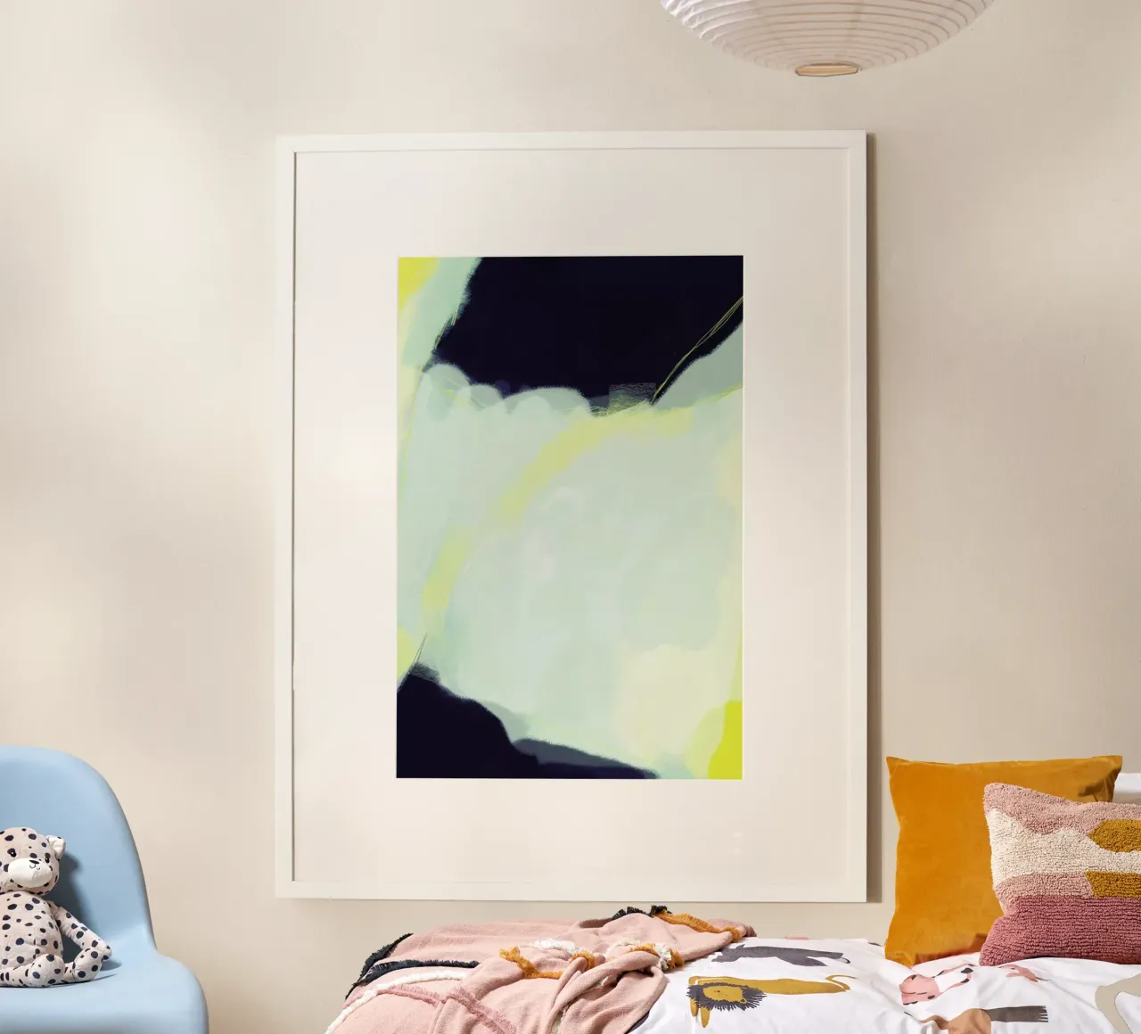 Fresh Air poster con telaio in plastica da XOXO Arte