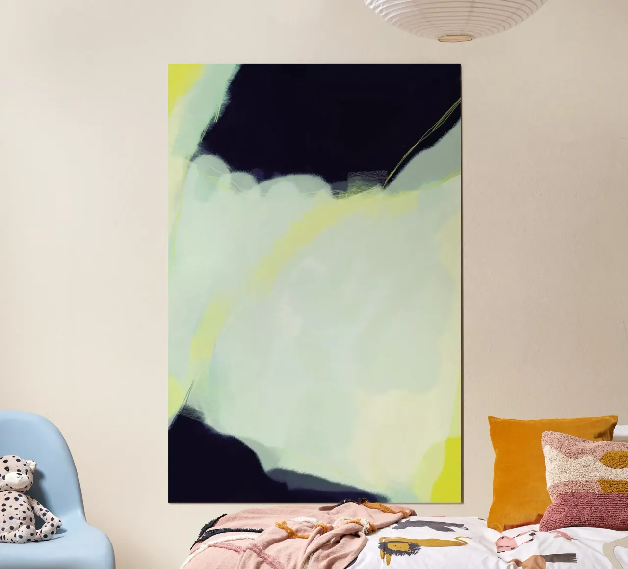 Fresh Air poster con telaio in plastica da XOXO Arte