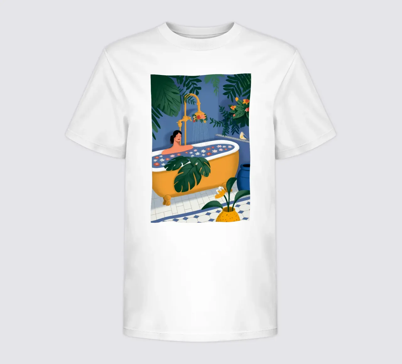Bagno tropicale ritirato t-shirt bambini da Fine Sanctuary