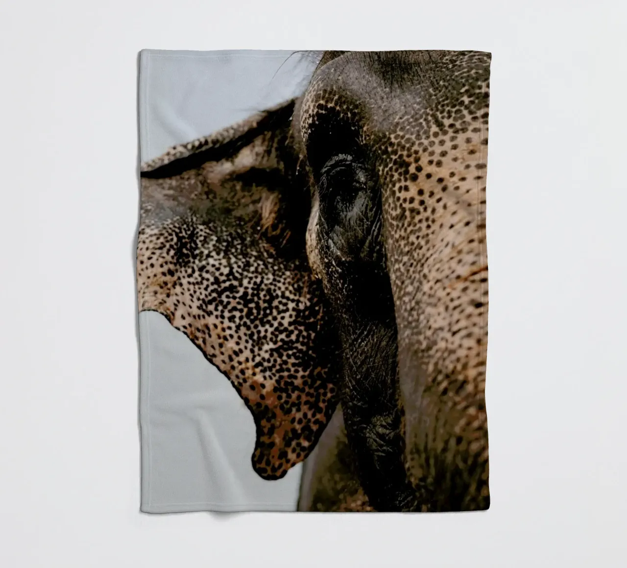 Elephant, Nepal fleece blanket by EyeEm Mobile GmbH