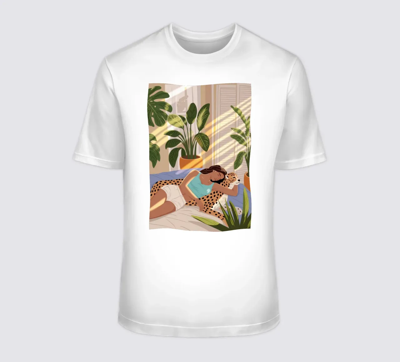 Sun-Drenched Relaxation t-shirt by Fine Sanctuary